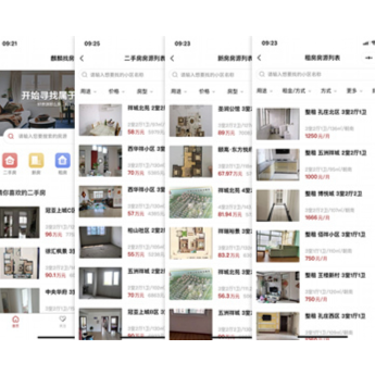 二手房租售信息服务平台系统（房源模块、房源信息、房屋管理等）
